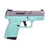 Taurus G2S 9mm Stainless and Cyan Pistol For Sale